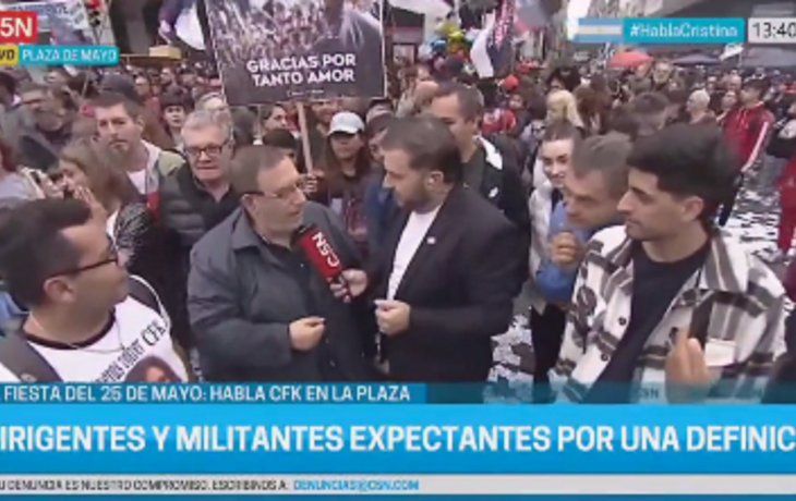 Maslatón en Plaza de Mayo: El peronismo es la vida
