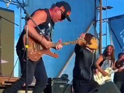 La Renga volvió a tocar Panic Show y subió a Milei al escenario: El león se escapó