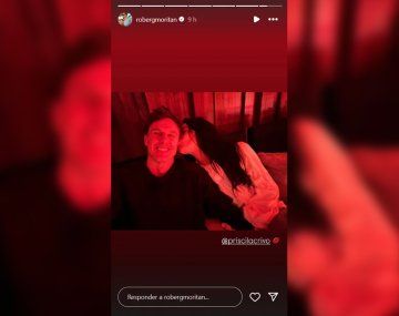 La romántica foto de Moritán y Crivocapich que reafirma la relación