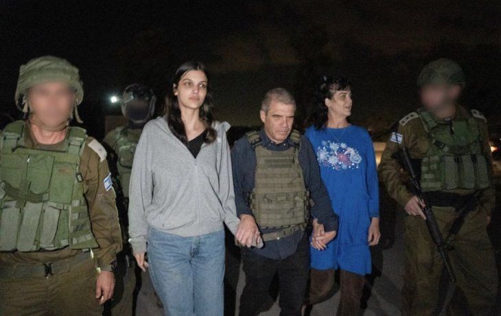 Las primeras imágenes de las rehenes estadounidenses liberadas por Hamas