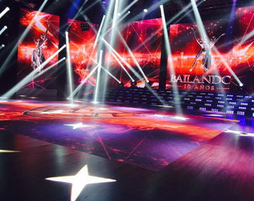 La pista de Showmatch se prepara para el Bailando 2017