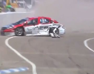 VIDEO: Un pilotó del Súper TC 2000 se accidentó y terminó en una clínica