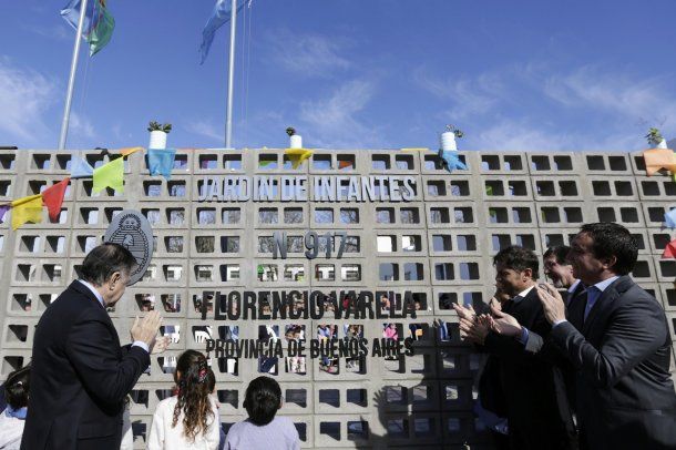 Axel Kicillof inauguró el nuevo edificio del Jardín de Infantes N° 917 de Florencio Varela