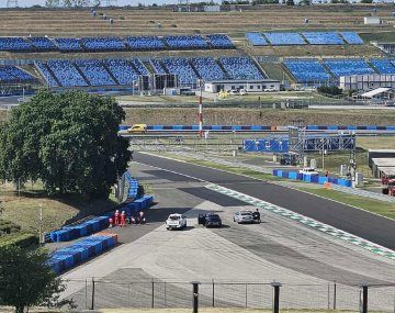 Colapinto se accidentó en una prueba de neumáticos en Hungaroring