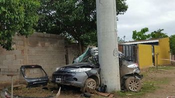 Dos adolescentes murieron tras chocar con un auto robado - Crédito: cadena3.com Dos adolescentes murieron tras chocar con un auto robado - Crédito: cadena3.com