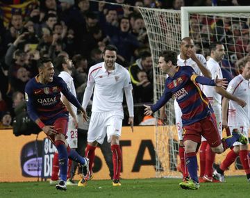 Una pinturita: Messi frotó la lámpara y Barcelona derrotó al Sevilla