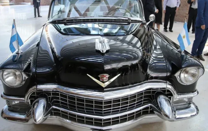 El Cadillac descapotable de Perón que Milei podría usar en la asunción presidencial