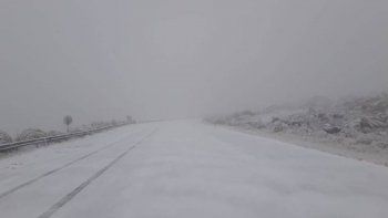 Alerta por nieve en dos provincias