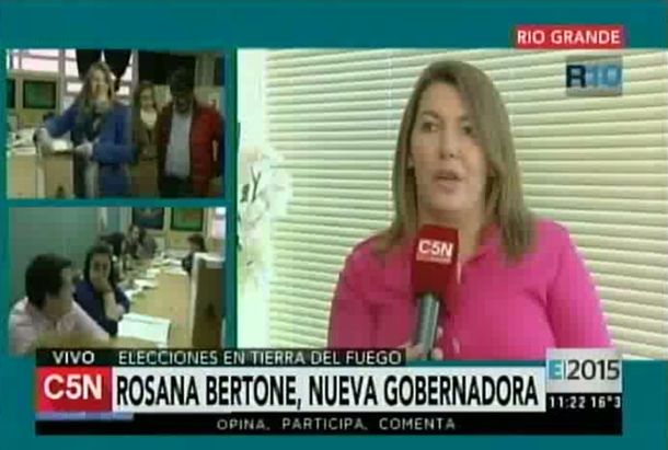 Habló la gobernadora electa en Tierra del Fuego: Acá hay aceptación de Scioli