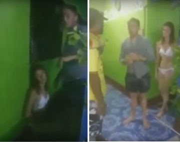 Dos turistas tenían sexo en plena calle