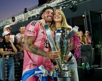 El tierno festejo de Tini Stoessel y De Paul tras el título del Inter Miami en la MLS Cup