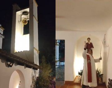 Un cura hincha de River explotó en su iglesia por el título