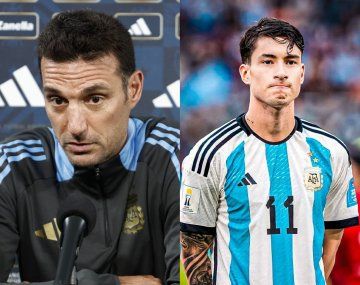 Scaloni le bajó el tono al reclamo del representante de Soulé: la tajante frase sobre su futuro