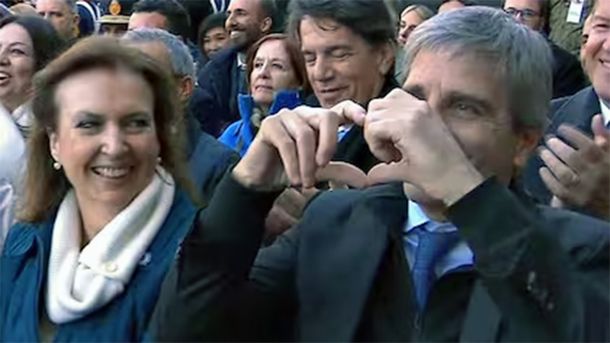 La respuesta de Caputo a los elogios de Milei.