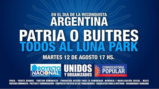 ¿Qué políticos están invitados al acto de Unidos y Organizados y quiénes no?