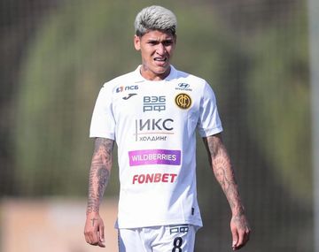 Carrascal debutó en CSKA Moscú y a los 32 minutos lo expulsaron