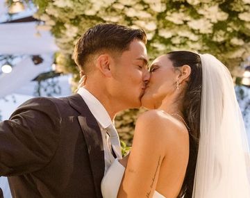 Las primeras imágenes del casamiento de Oriana Sabatini y Paulo Dybala