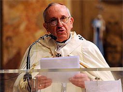 bergoglio llego a roma para despedir a benedicto xvi bergoglio llego a roma para despedir a benedicto xvi