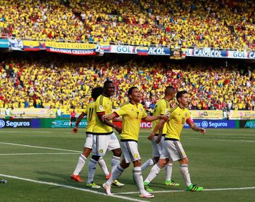 El poco ortodoxo gol de Colombia