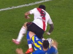 Durísimo lesión de Sebastián Driussi en River vs. Rosario Central. Durísimo lesión de Sebastián Driussi en River vs. Rosario Central.