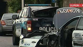 impresionante choque multiple involucro a dos patrulleros y cinco autos en la general paz impresionante choque multiple involucro a dos patrulleros y cinco autos en la general paz