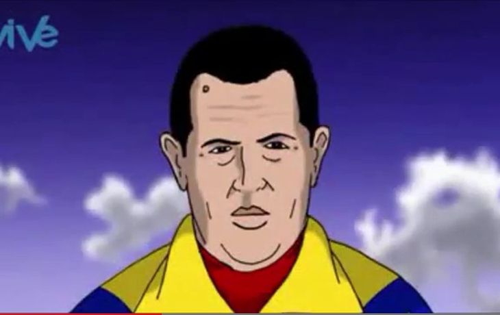 Muestran el encuentro en el cielo de Chávez con Evita y el Che