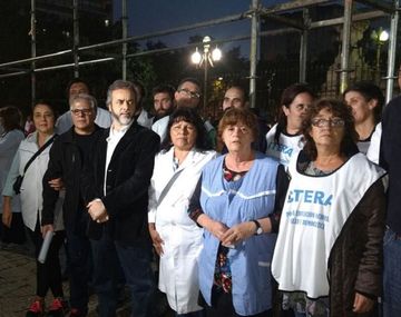 Comunicado de la Ciudad por el desalojo en la Plaza del Congreso - Crédito:&nbsp;@utectera