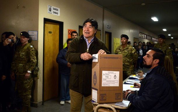 ¿Qué frase pronunció Zannini al momento de votar?