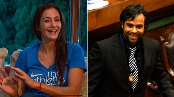 El romance de Luciana Aymar y el chileno Fernando González