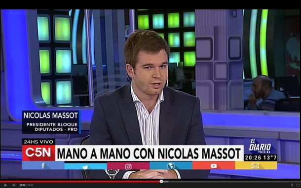 Massot dejó abierta la posibilidad de que los funcionarios entren en el blanqueo