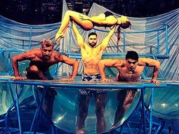 El adelanto del aquadance de Pampita en el Bailando. El adelanto del aquadance de Pampita en el Bailando.