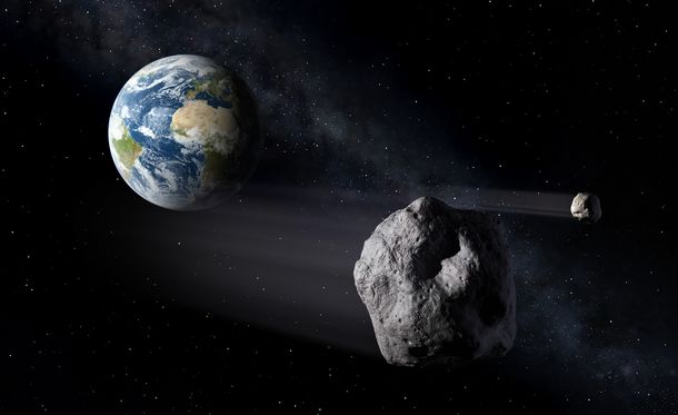 Mirá la trayectoria del enorme asteroide que en la madrugada pasó cerca la Tierra