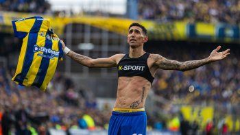 Ángel Di María, en Rosario Central. Ángel Di María, en Rosario Central.