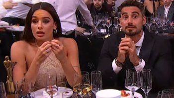 Flor Jazmín y Nico Occhiato en los Martín Fierro de Streaming. Flor Jazmín y Nico Occhiato en los Martín Fierro de Streaming.