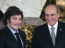 Javier Milei y Guillermo Francos.