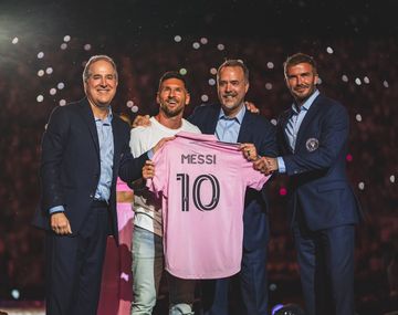 Messi fue presentado en Inter Miami: Estoy feliz