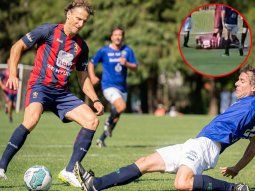 Insólito: Diego Forlán se fracturó tres costillas durante un partido de veteranos