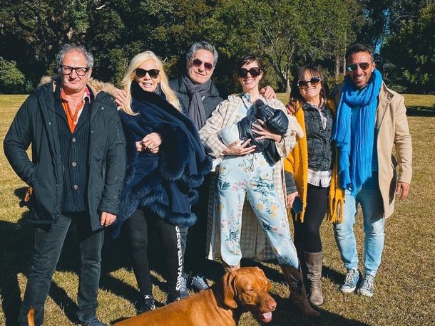 Susana Giménez y el elenco de Piel de Judas.&nbsp;