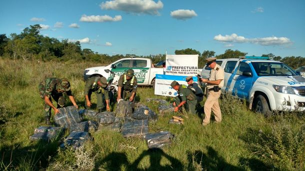 Incautaron 700 kilos de marihuana que se trasladaba a Itatí