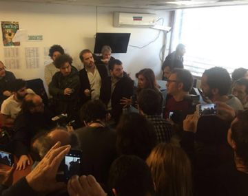 Cristina visitó Tiempo Argentino