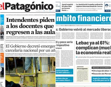 Tapas de diarios del miércoles 4 de julio de 2018