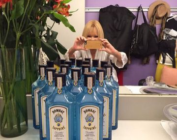 Solita y una foto llamativa en su camarín