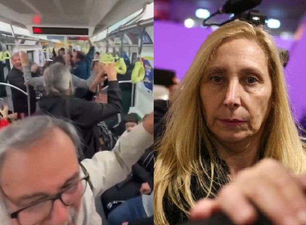 El hit viral Karina es alta coimera llegó al subte A: el video que muestra a todo el vagón cantando