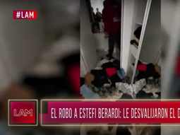 Dramático: así le dejaron los ladrones el departamento a Estefi Berardi