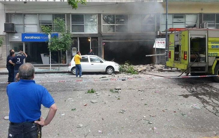 Explosión en un local de un edificio de Mar del Plata
