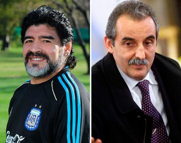 Diego Maradona y Moreno se comen un asado en Dubai