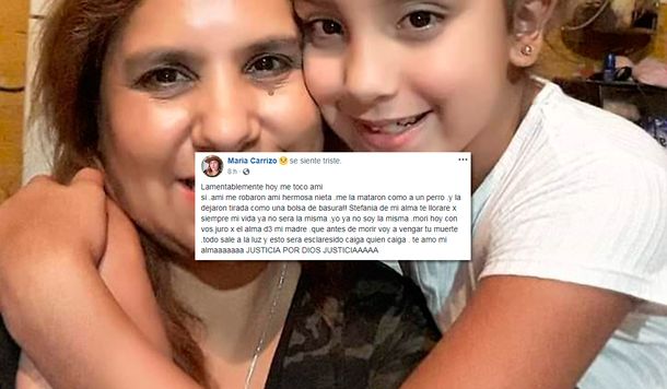 La mujer aseguró que va a vengar la muerte de su nieta