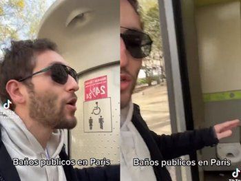 Argentino en París se sorprendió por el estado de los baños públicos y es viral