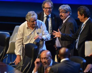 Mujica en la cumbre de la Celac.