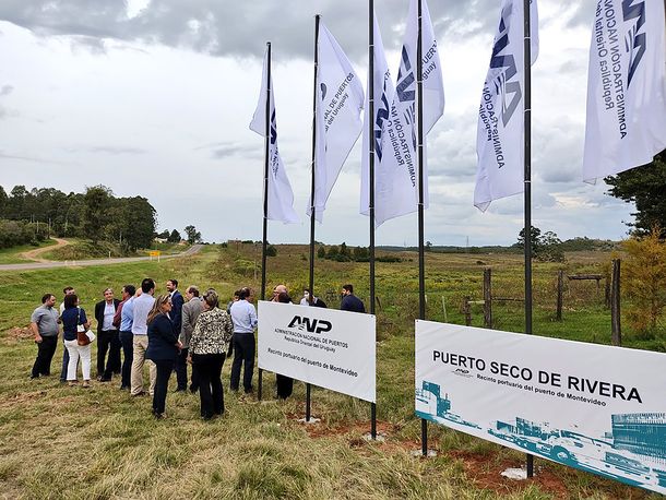 La Administración Nacional de Puertos dio un nuevo paso en la concreción del proyecto del puerto seco en Rivera.